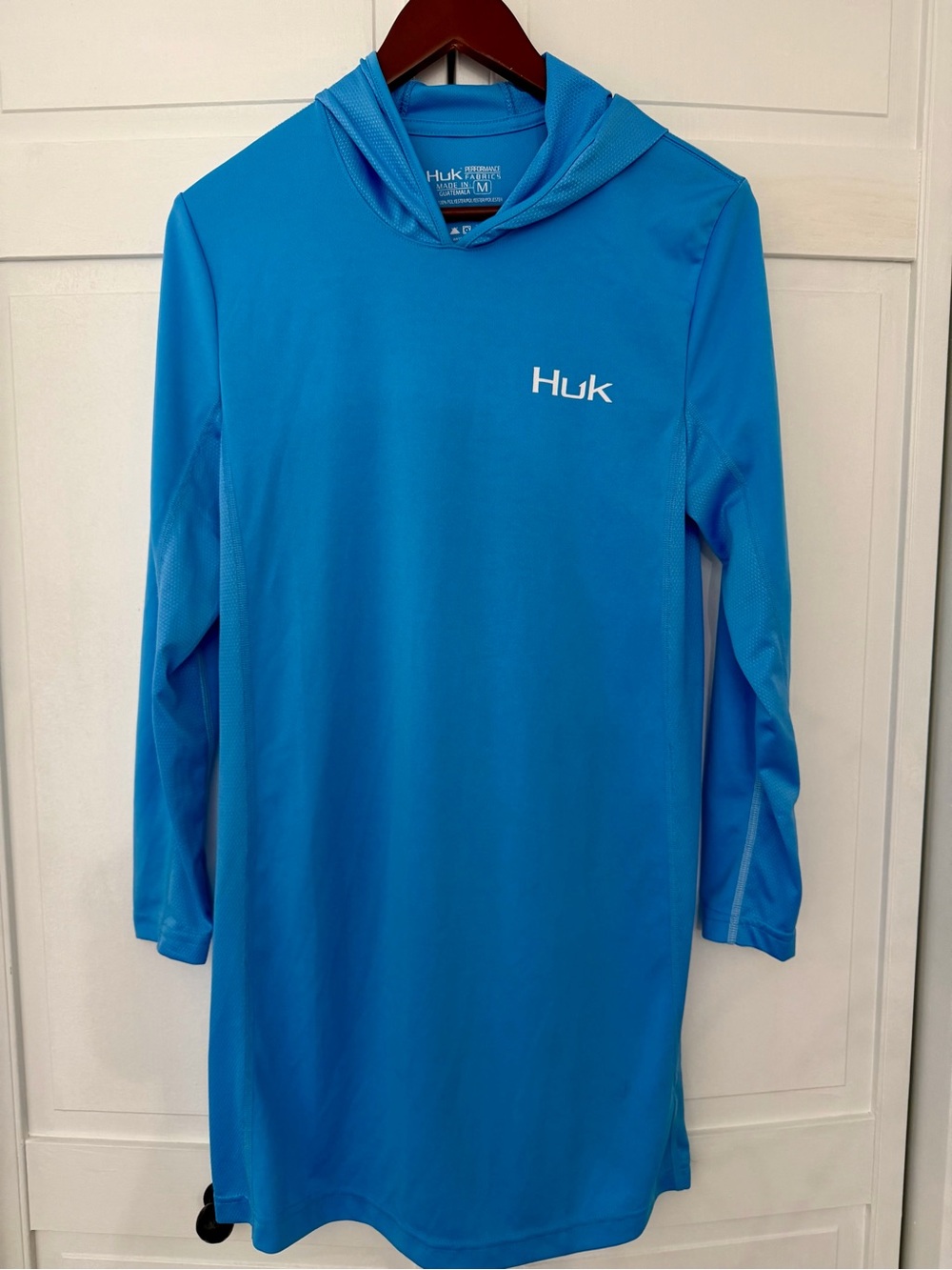 Huk Bright Blue Boys' Hooded Performance Dress